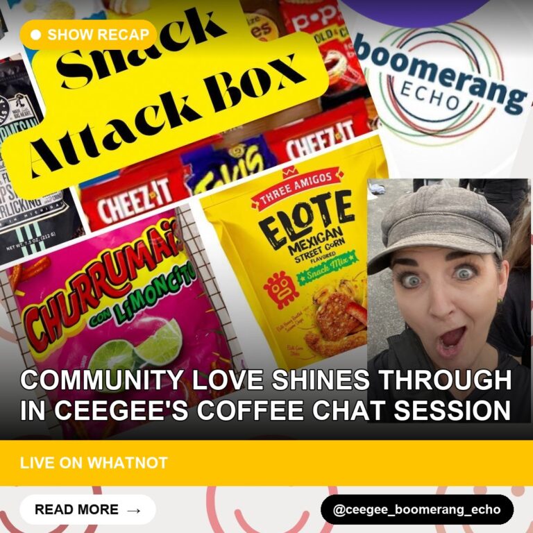 Community Love Shines Through in CeeGee's Coffee Chat Session