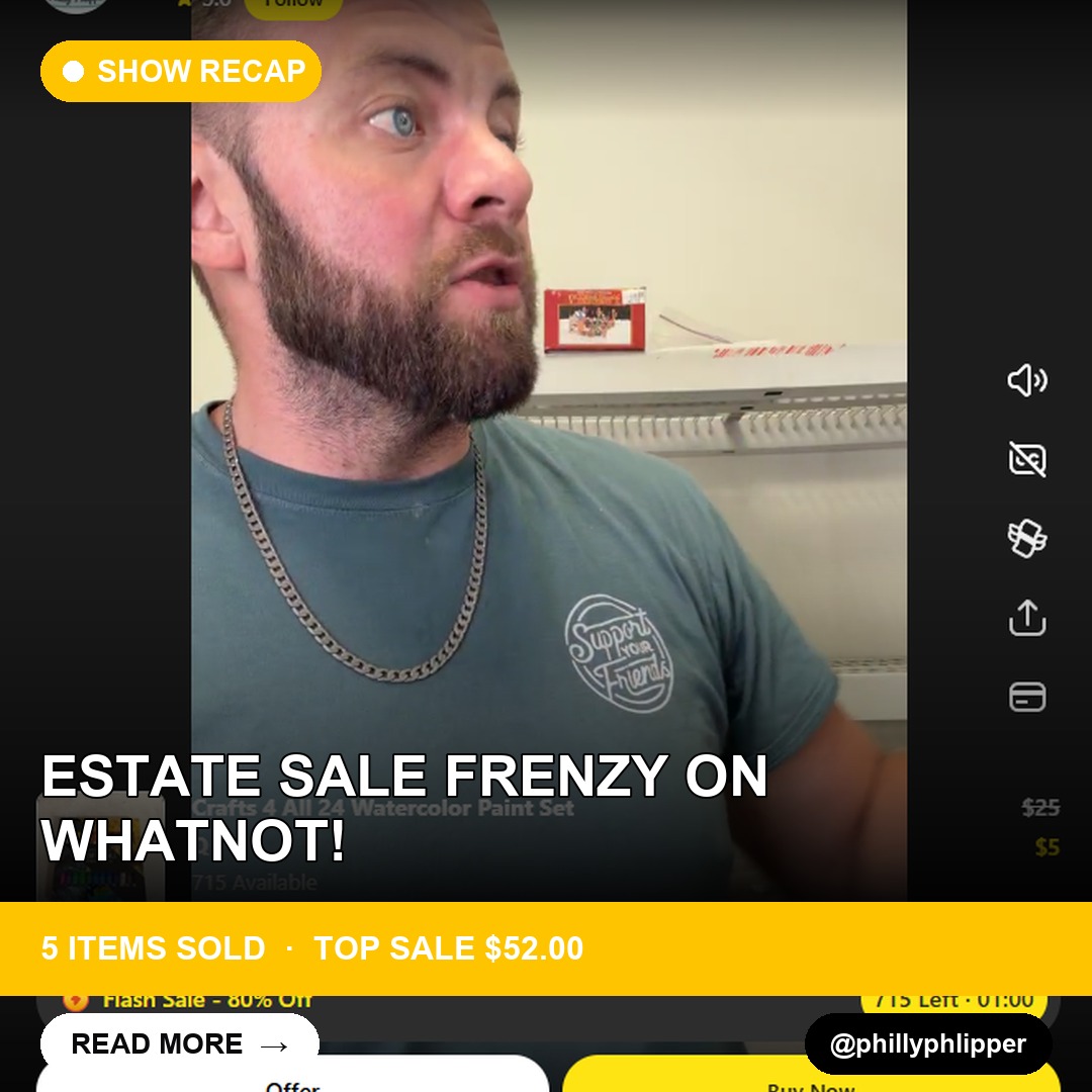 Estate Sale Frenzy on Whatnot!