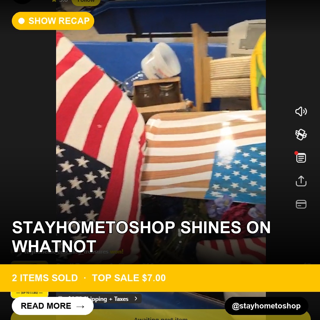 StayHomeToShop Shines on Whatnot