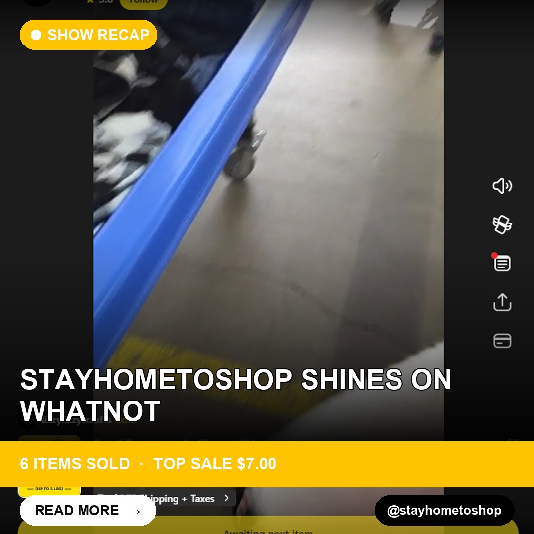 StayHomeToShop Shines on Whatnot