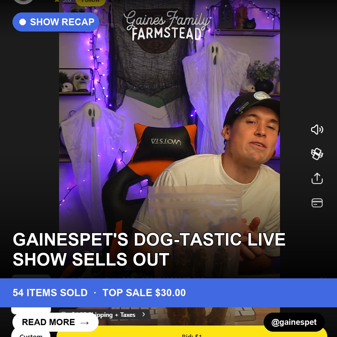 Gainespet's Dog-Tastic Live Show Sells Out