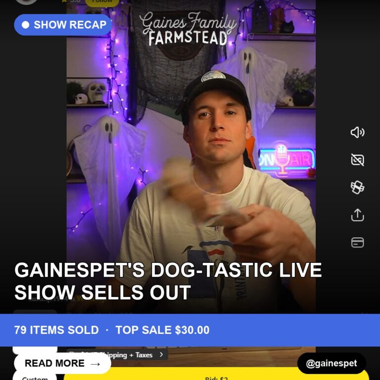 Gainespet's Dog-Tastic Live Show Sells Out