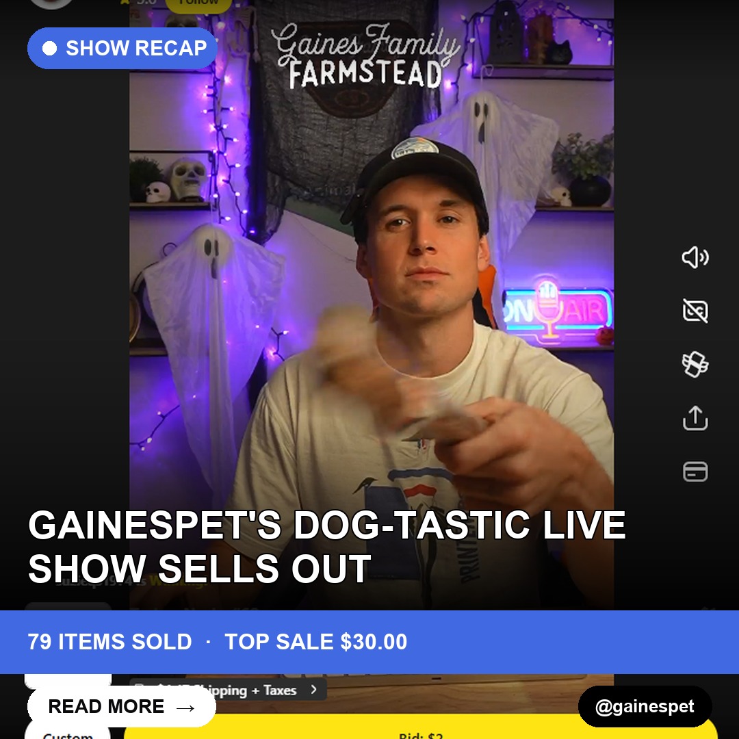 Gainespet's Dog-Tastic Live Show Sells Out