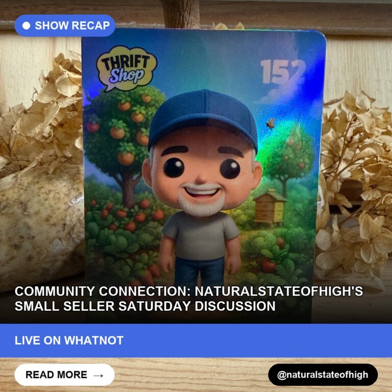 Community Connection: naturalstateofhigh's Small Seller Saturday Discussion