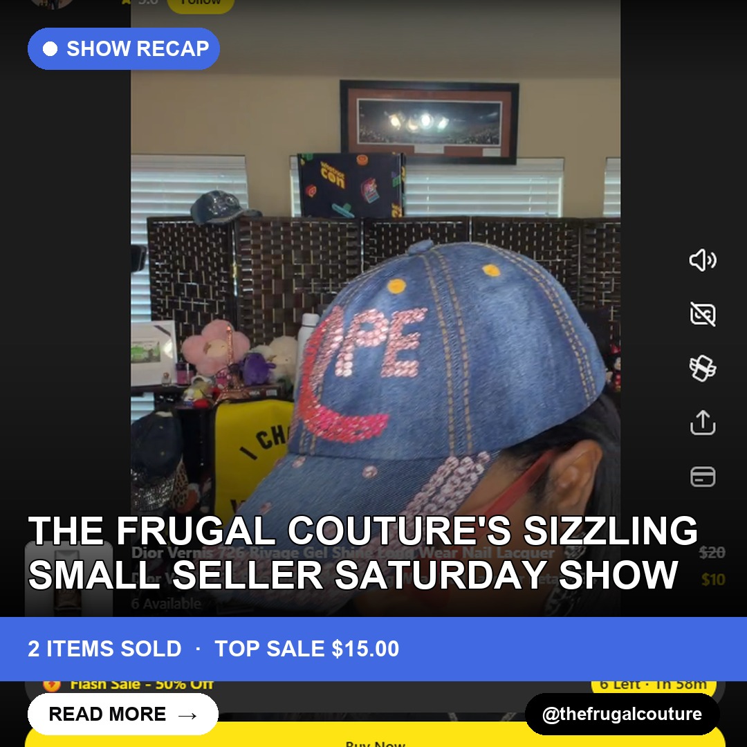 The Frugal Couture's Sizzling Small Seller Saturday Show
