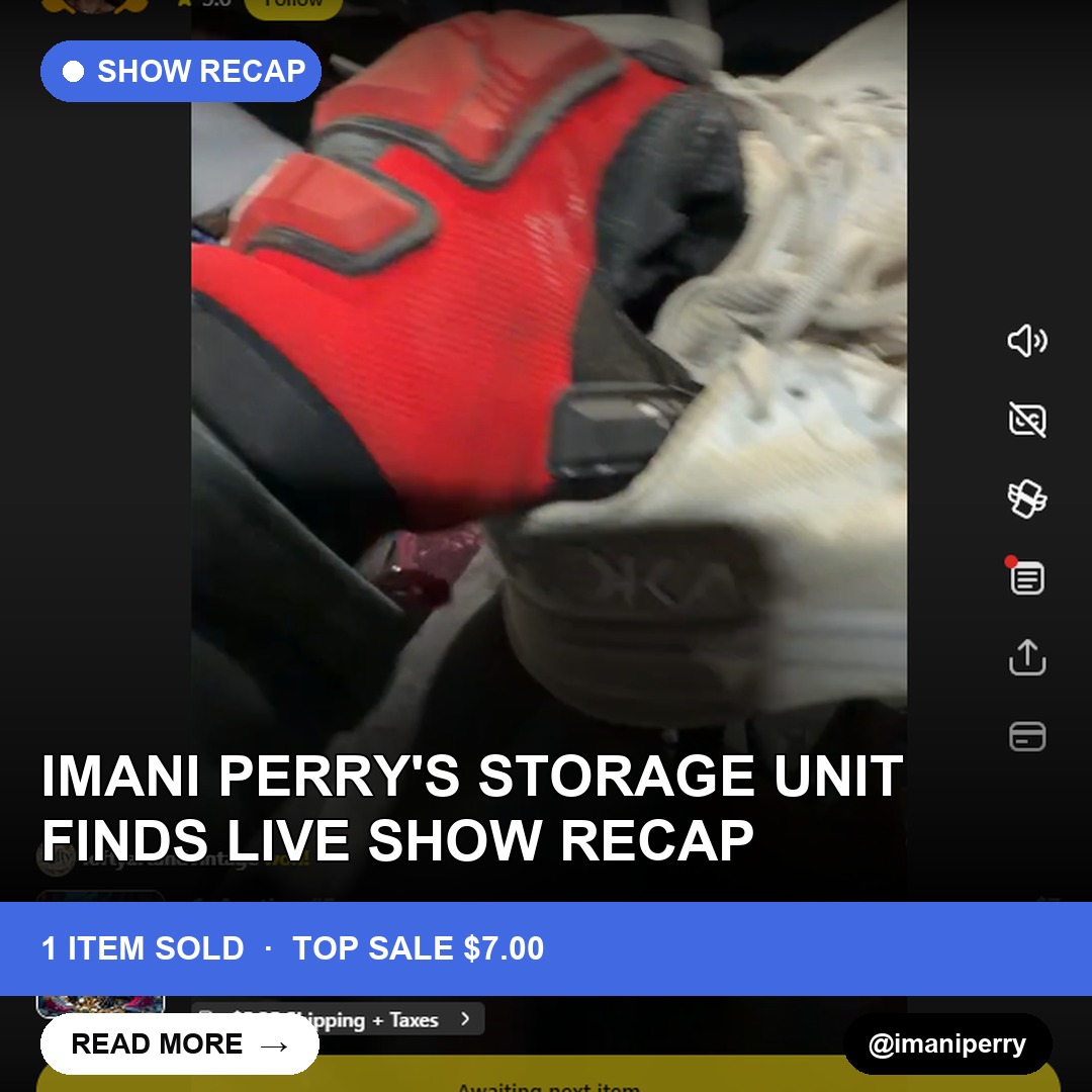 Imani Perry's Storage Unit Finds Live Show Recap