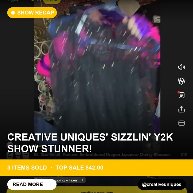 Creative Uniques' Sizzlin' Y2K Show Stunner!