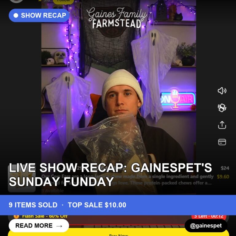 Live Show Recap: Gainespet's Sunday Funday