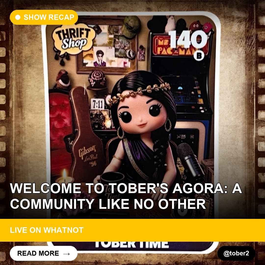 Welcome to TOBER'S AGORA: A Community Like No Other