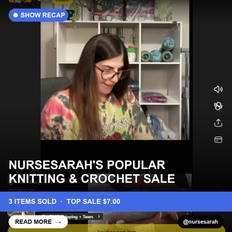 NurseSarah's Popular Knitting & Crochet Sale