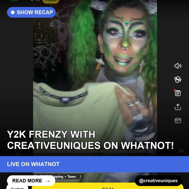 Y2K Frenzy with creativeuniques on Whatnot!