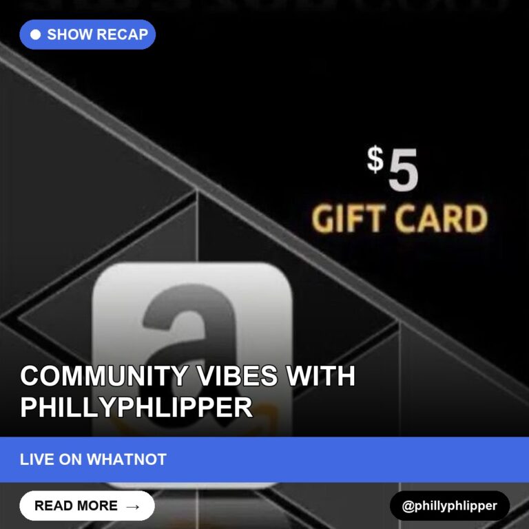 Community Vibes with phillyphlipper
