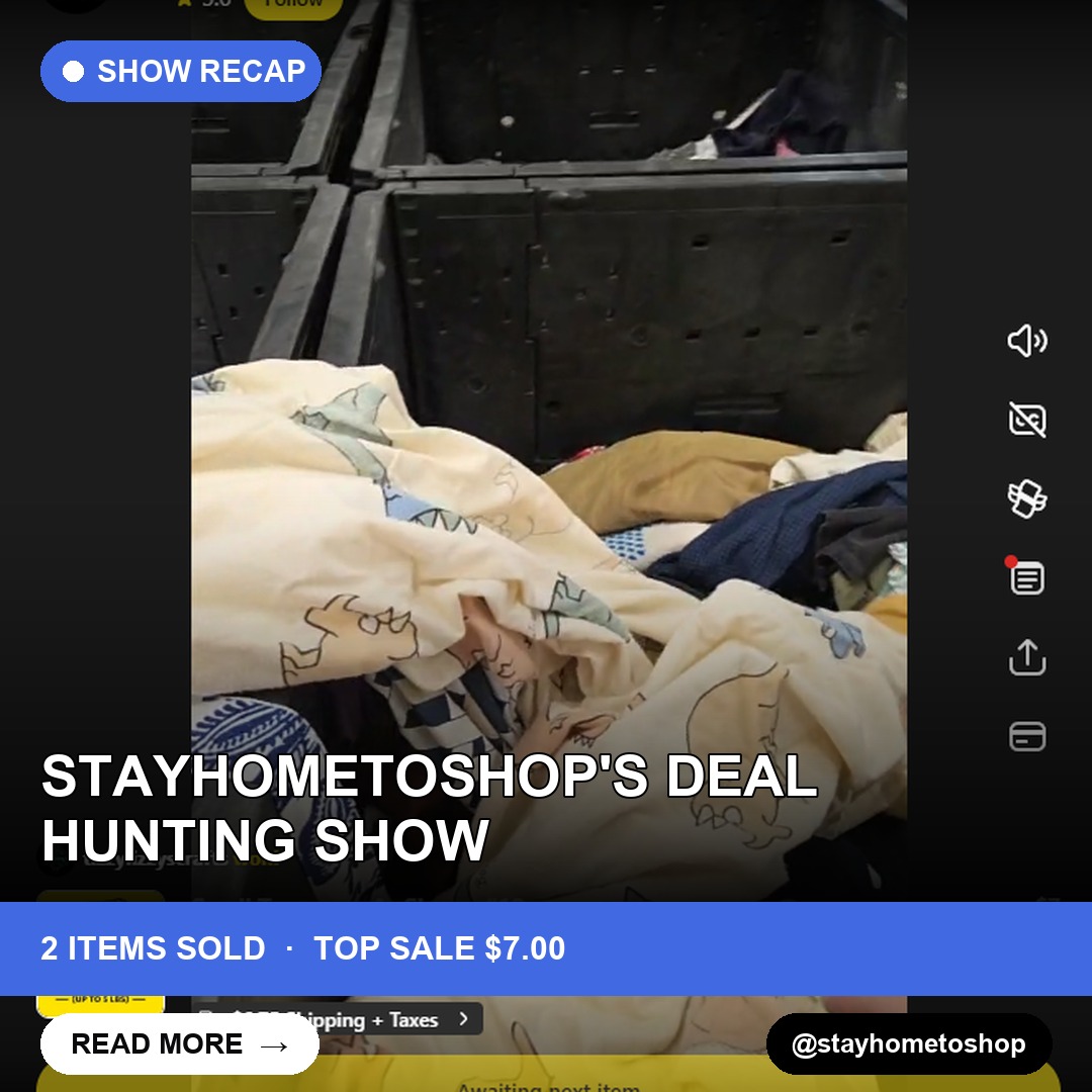 StayHomeToShop's Deal Hunting Show