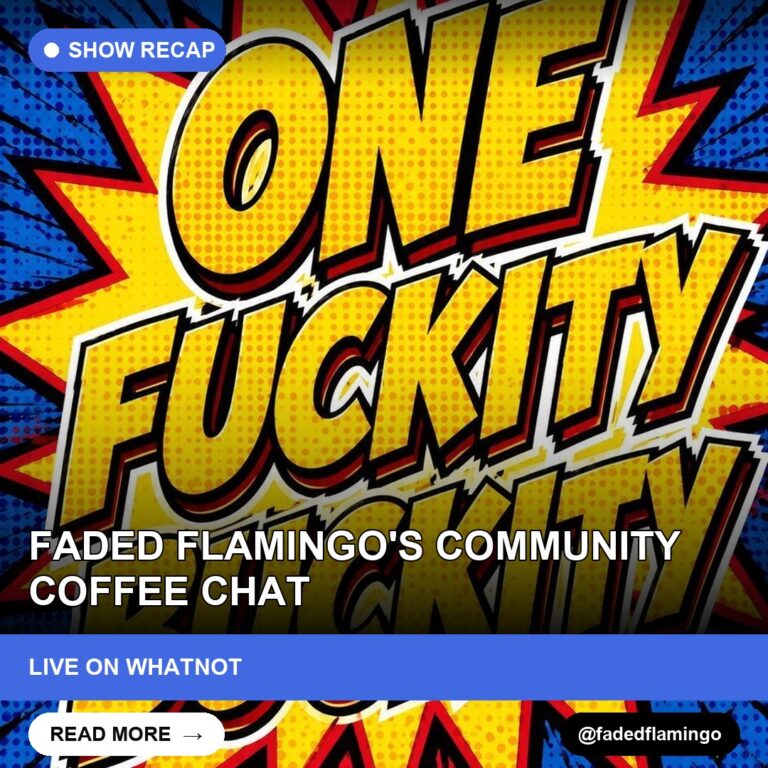 Faded Flamingo's Community Coffee Chat