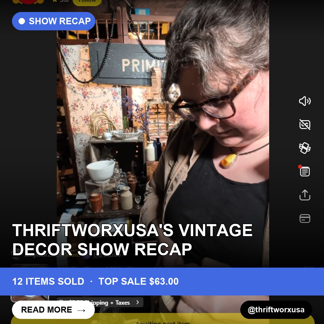 Thriftworxusa's Vintage Decor Show Recap