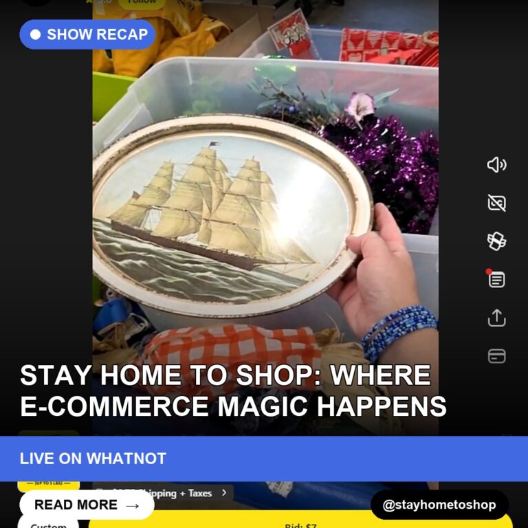 Stay Home to Shop: Where E-Commerce Magic Happens