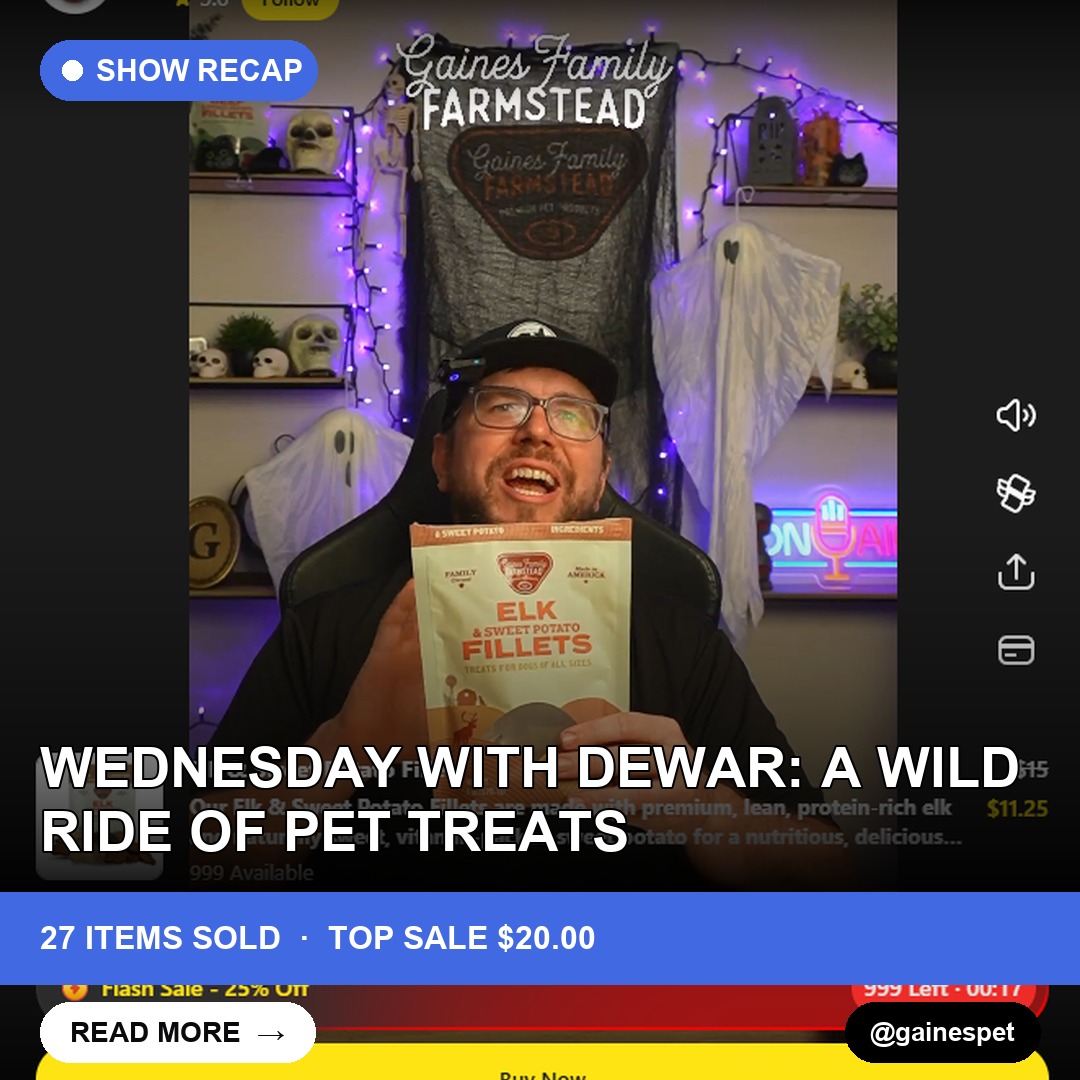 Wednesday with Dewar: A Wild Ride of Pet Treats