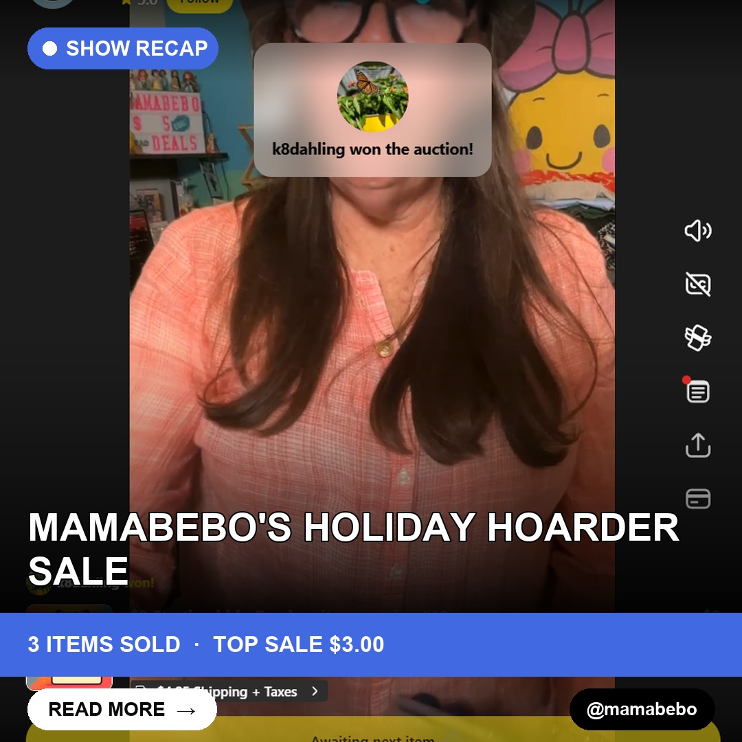 MamaBeBo's Holiday Hoarder Sale