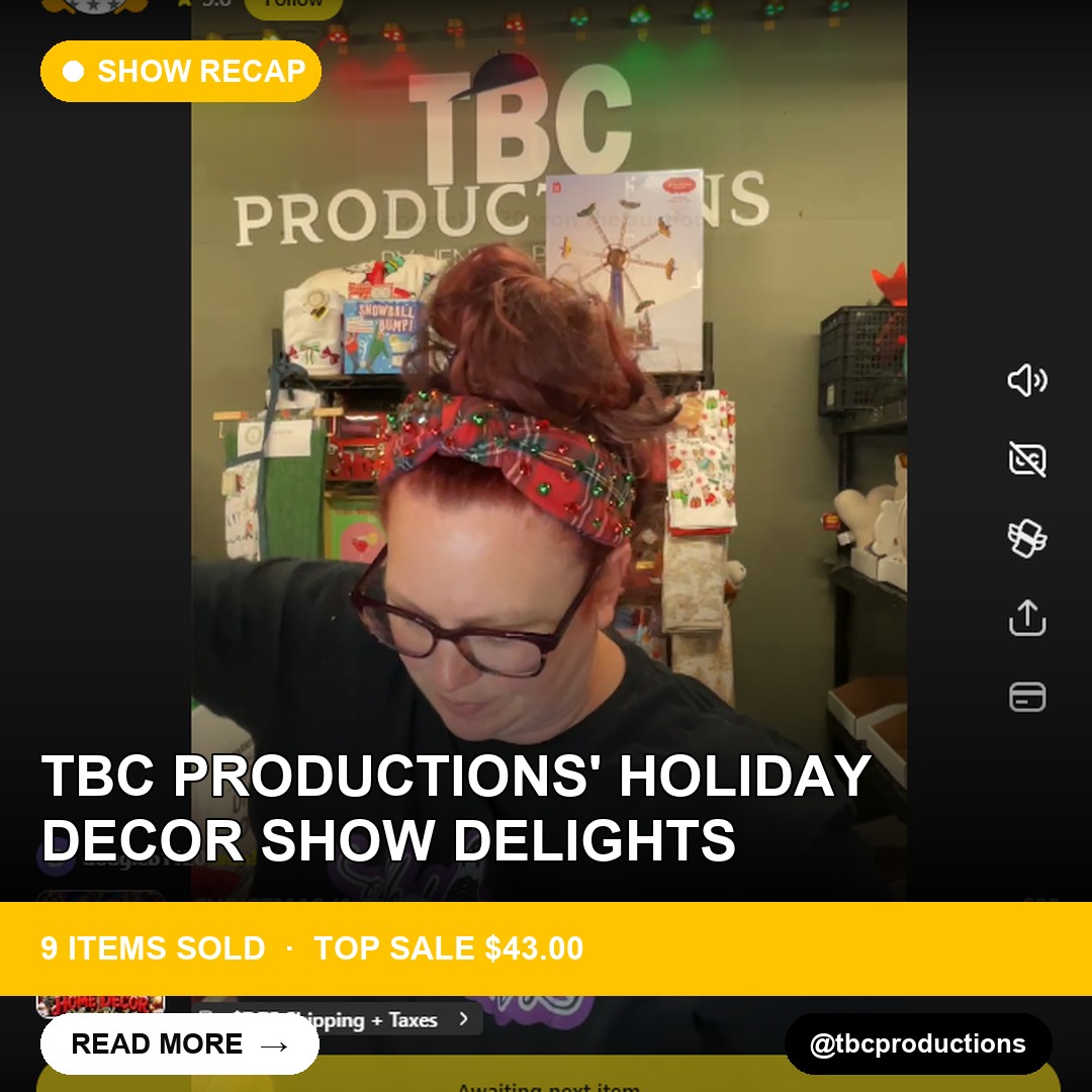 TBC Productions' Holiday Decor Show Delights