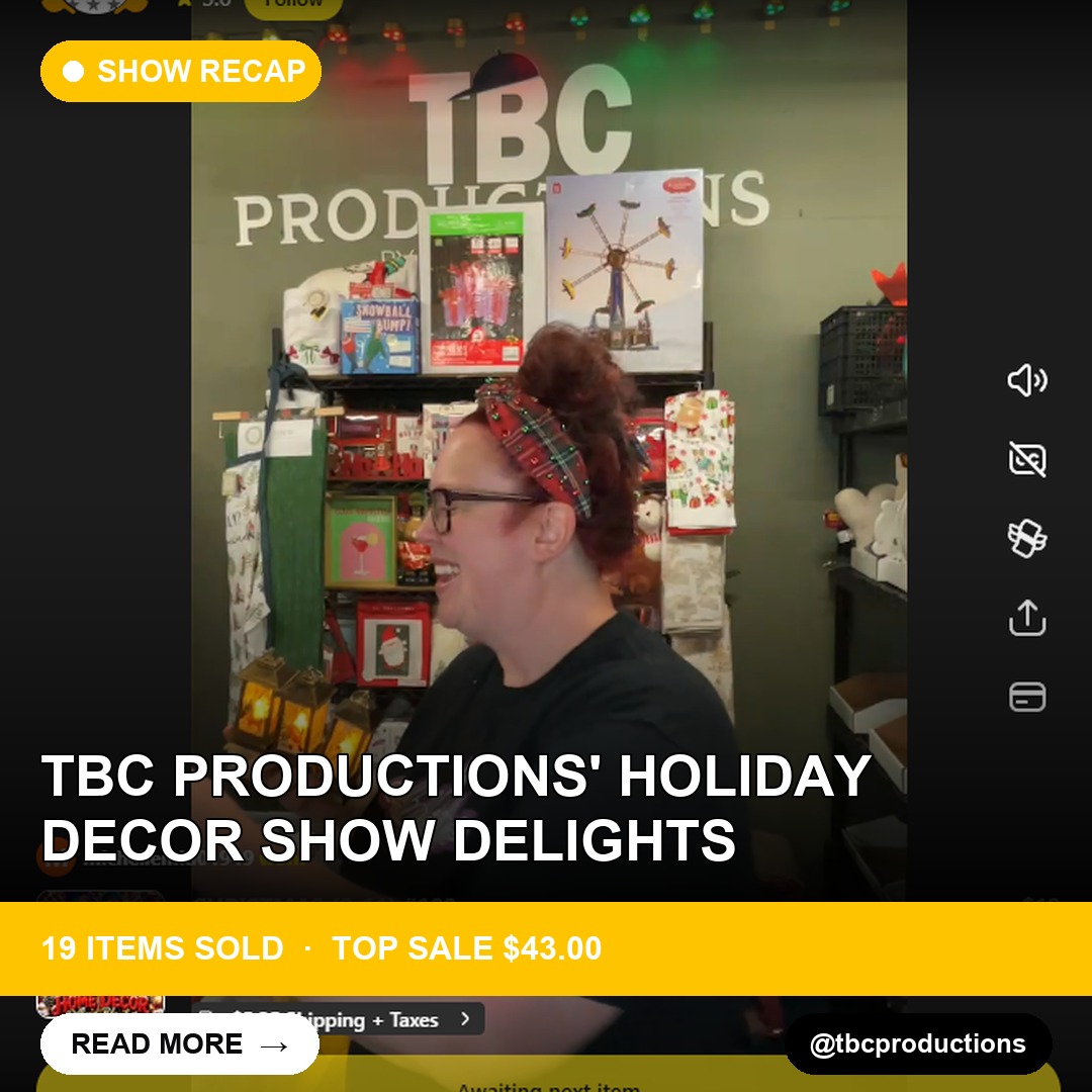 TBC Productions' Holiday Decor Show Delights