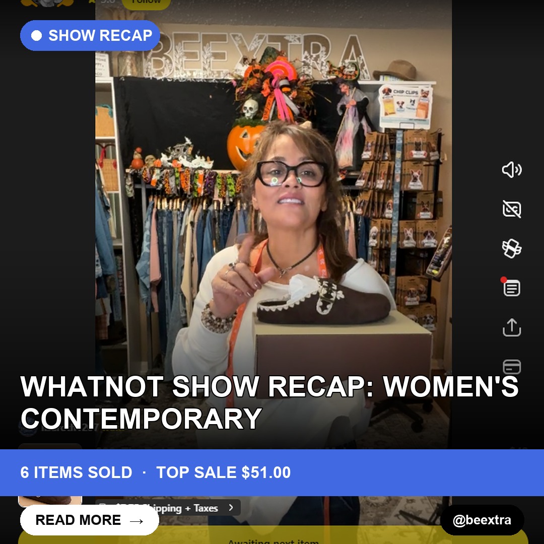 Whatnot Show Recap: Women's Contemporary