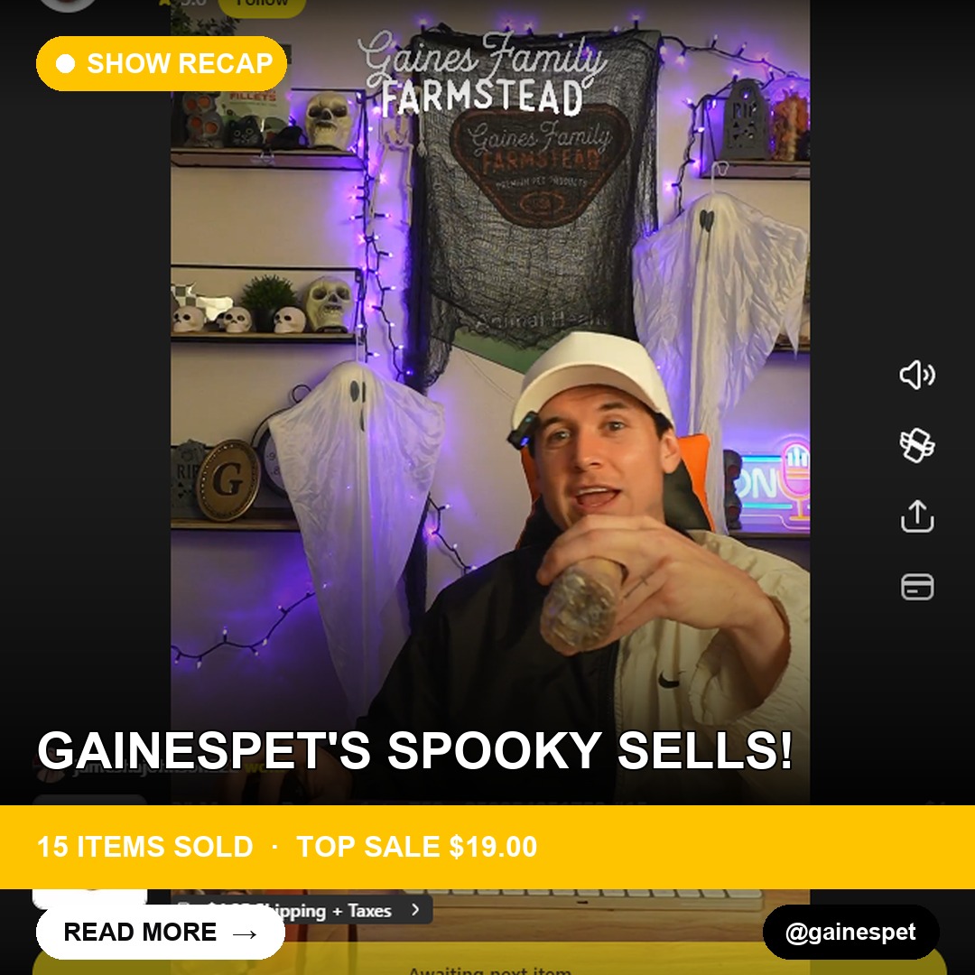 Gainespet's Spooky Sells!