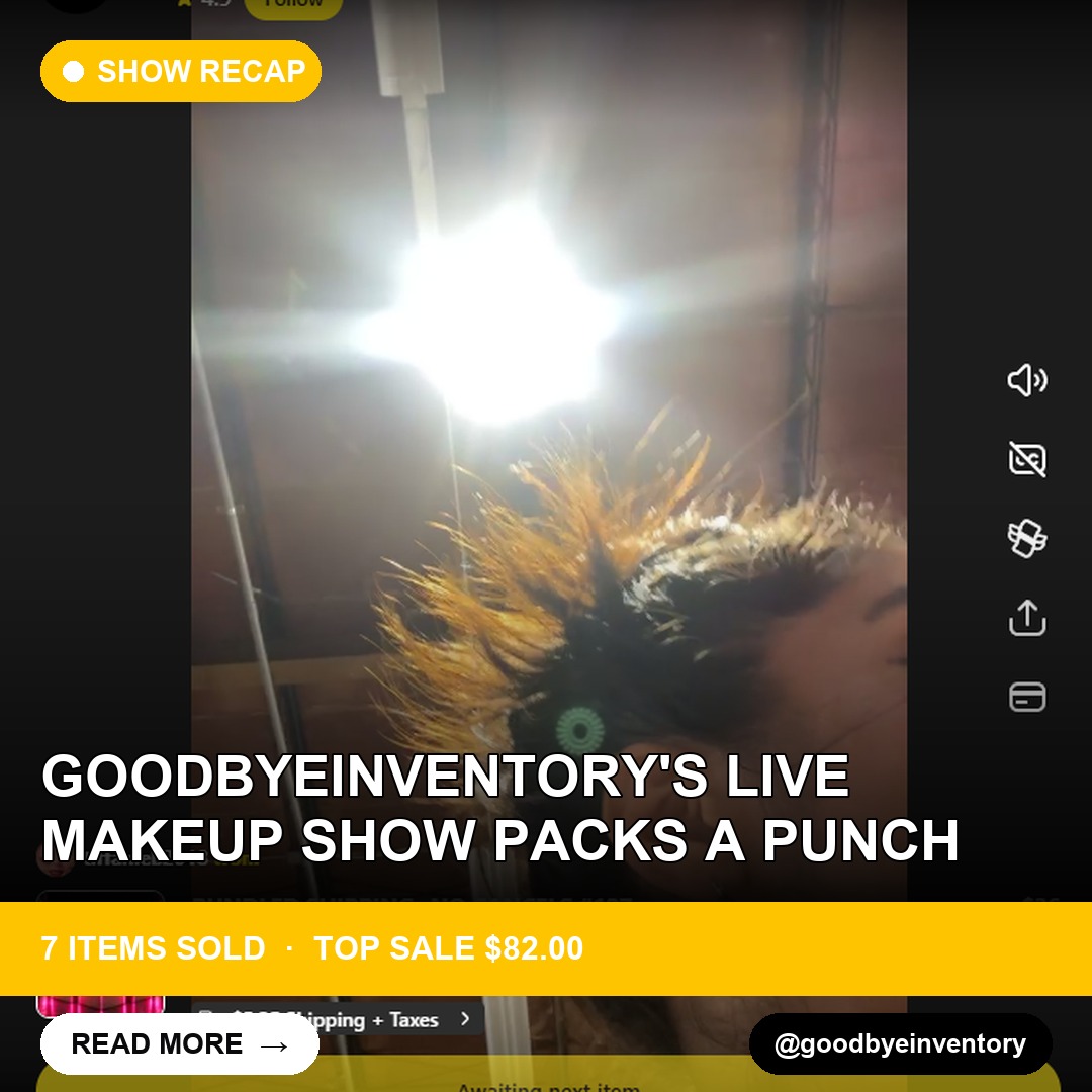 GoodbyeInventory's Live Makeup Show Packs a Punch
