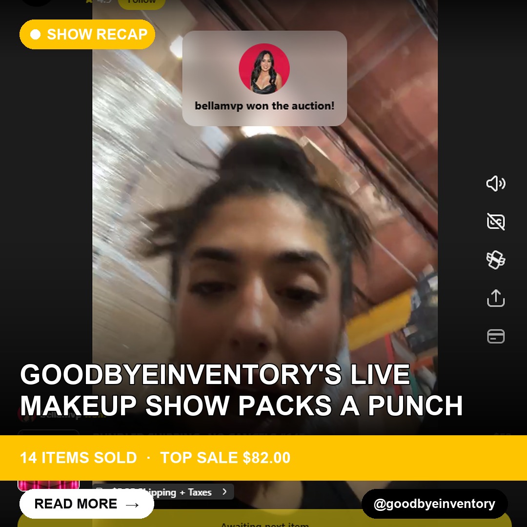 GoodbyeInventory's Live Makeup Show Packs a Punch