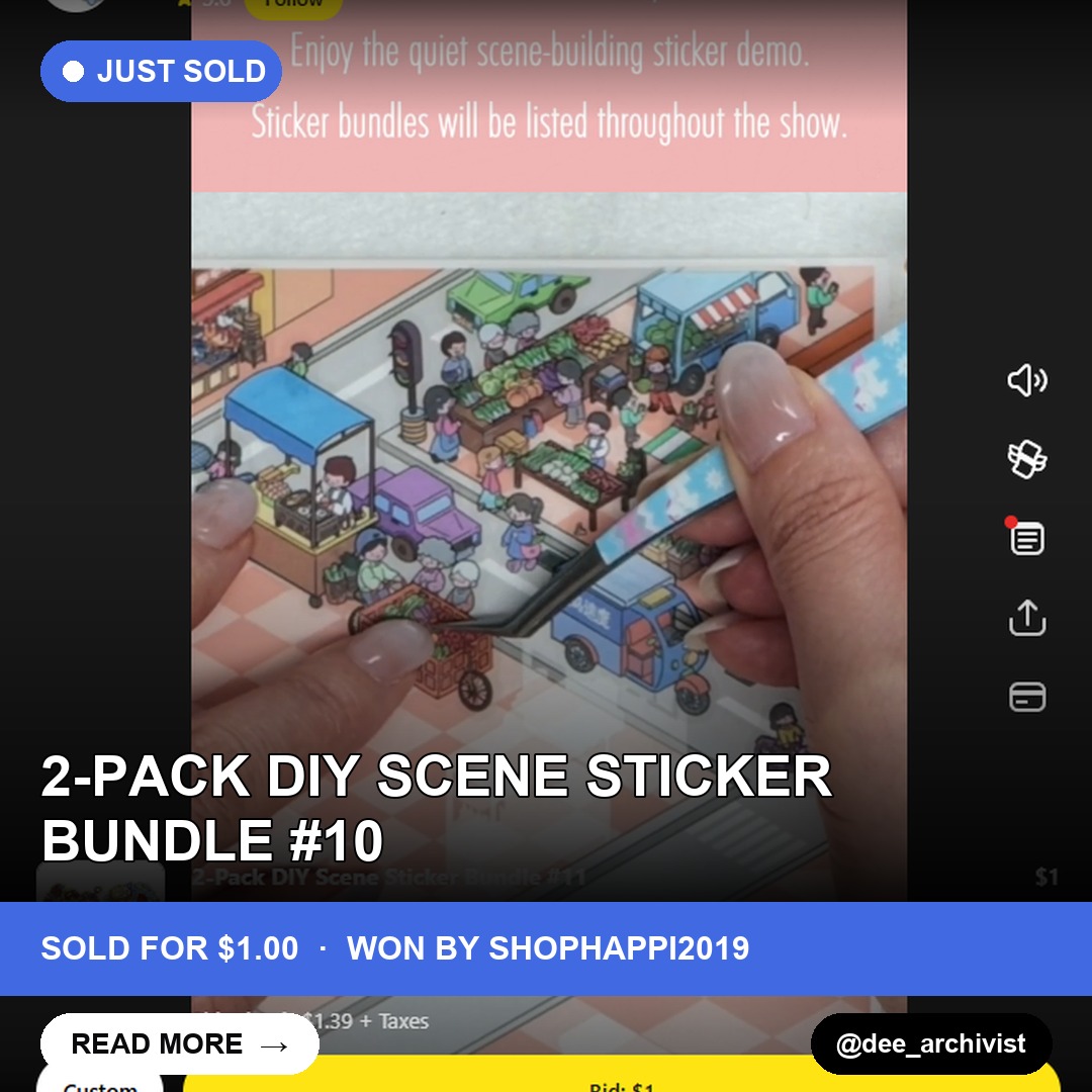 Sticker Bundle Sold for a Steal!
