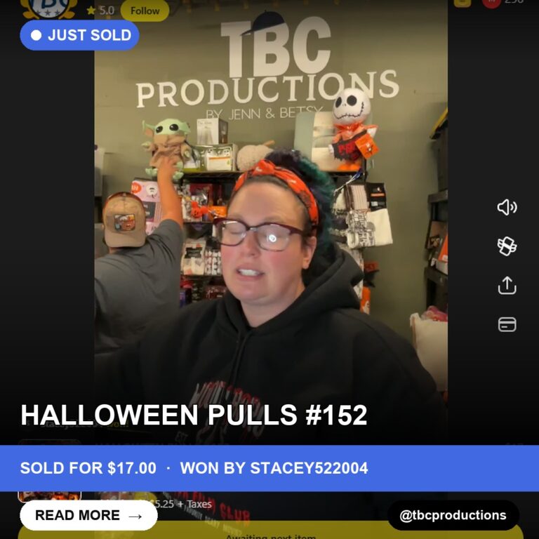 Halloween Cheer on Whatnot: 12 Bidders for the Right Price