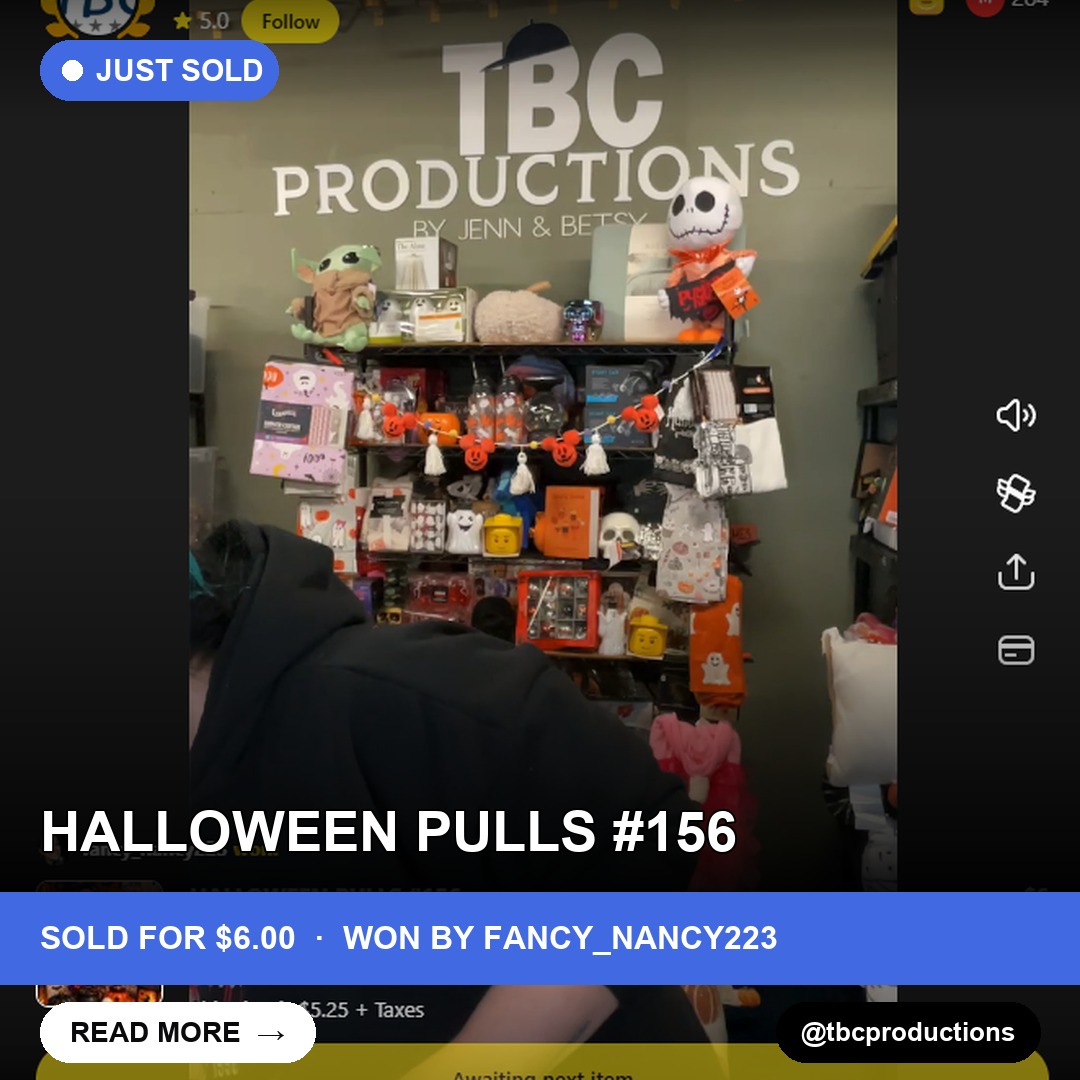 Halloween Decor Delight Sells for $6
