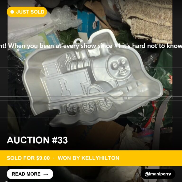 New Whatnot Find from @imaniperry: Sold for 9.00 USD