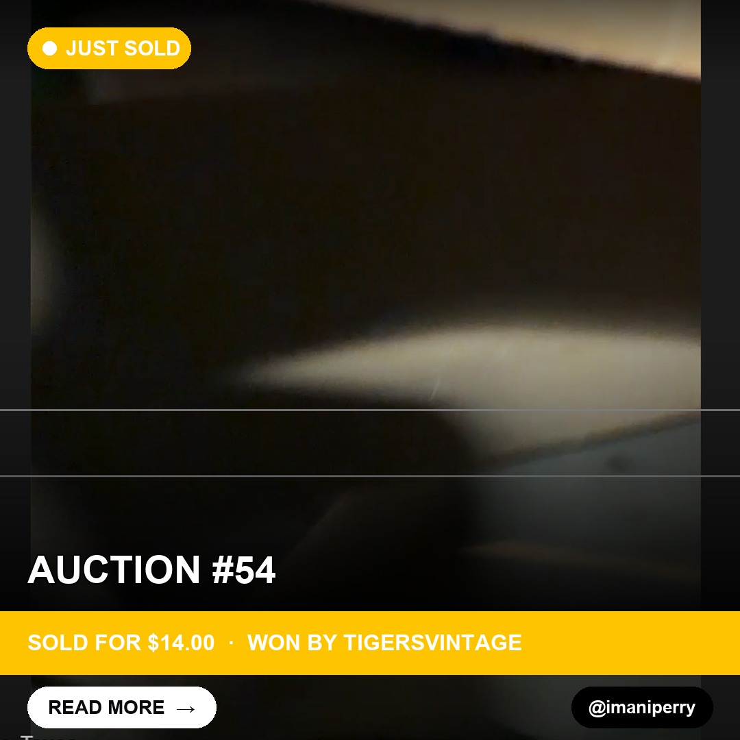 New Whatnot Find from @imaniperry: Sold for 14.00 USD