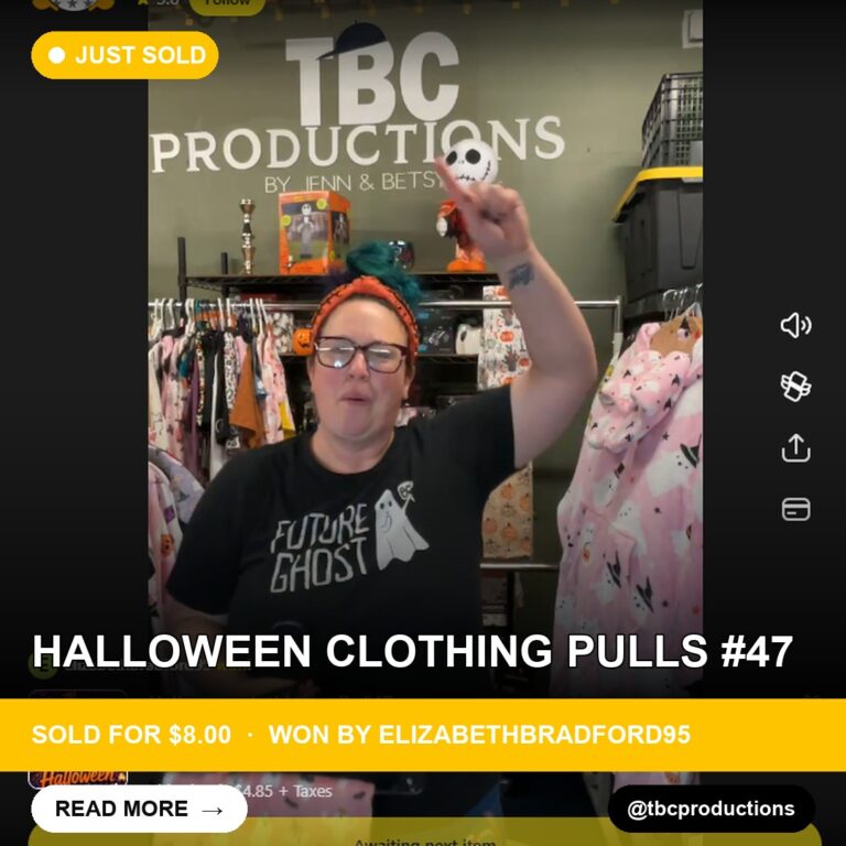 Spooky Sale: TBC Productions Scores 8.00 USD for Ghostly Garb