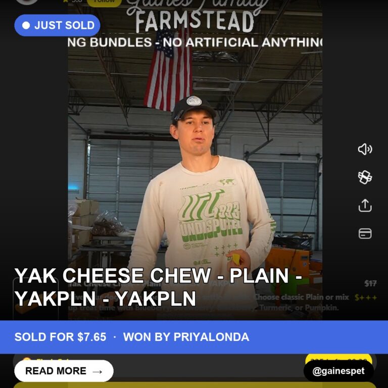 Yak Cheese Chew - Plain - YAKPLN - YAKPLN