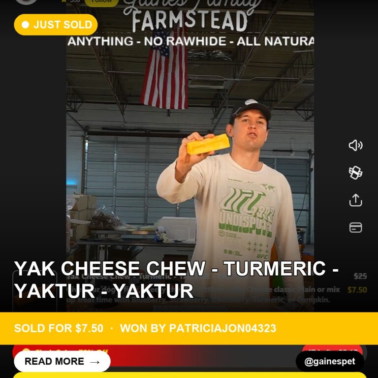 Turmeric Yak Cheese Chew Wins Over Patricia's Pooch
