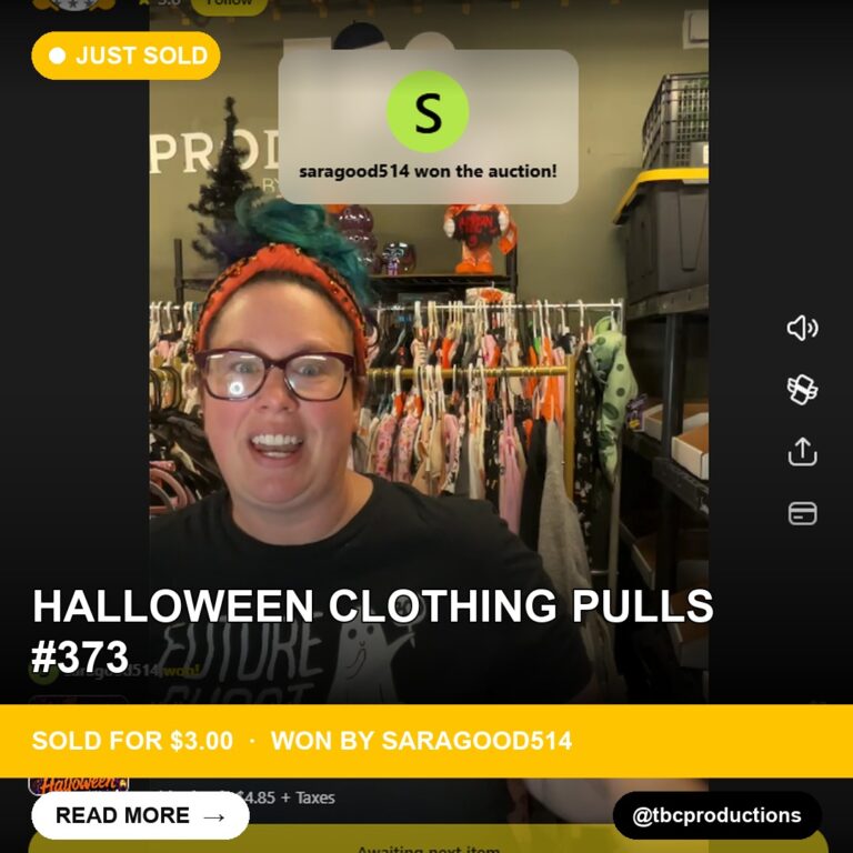 Halloween Chic on Whatnot: A Vintage Clothing Pull for Just $3