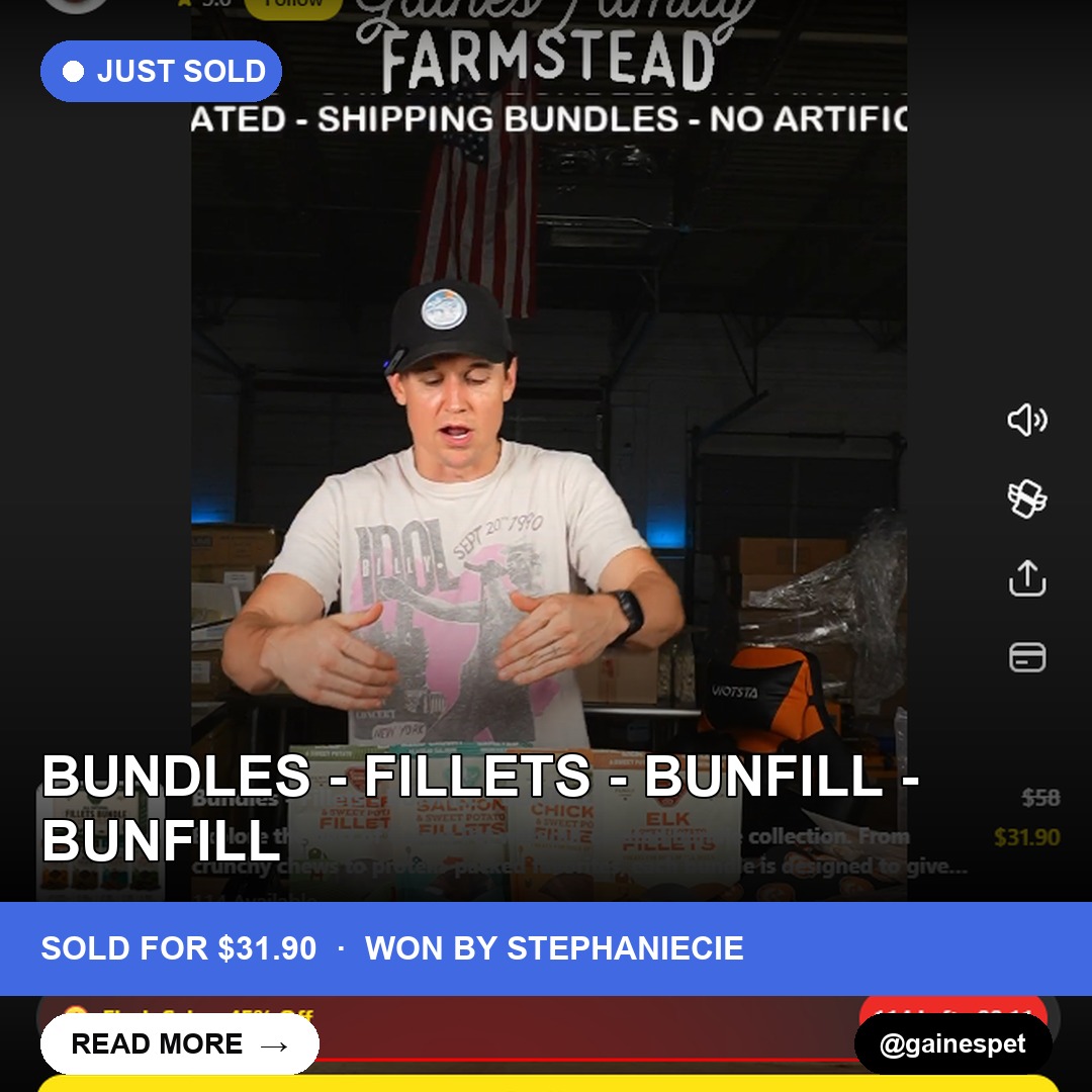 Whatnot Sale Spotlight: Gourmet Fillets Bundle for a Steal