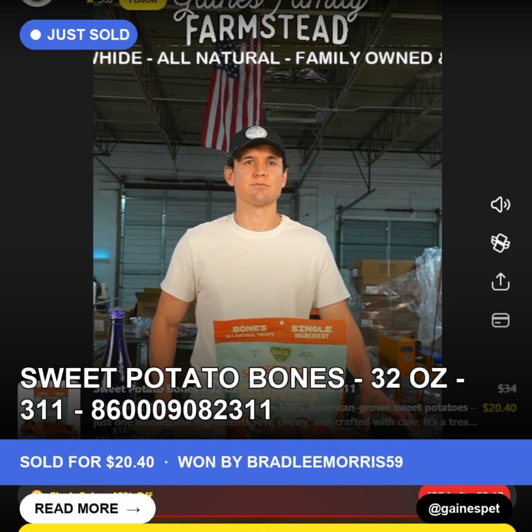Sweet Potato Bones Score a Home with Bradleemorris59