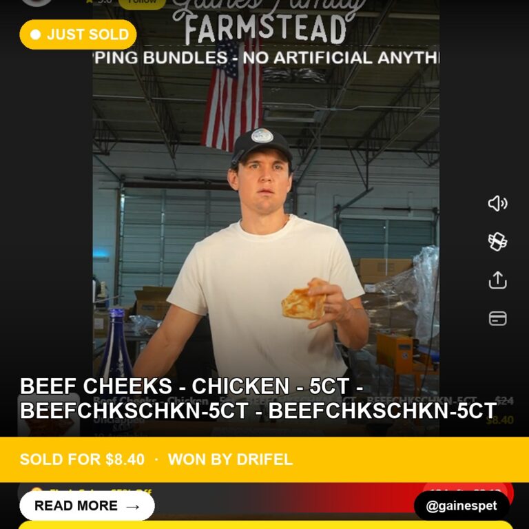 Rare Whatnot Find: Nutrient-Dense Beef Cheeks for the Savvy Pet Owner