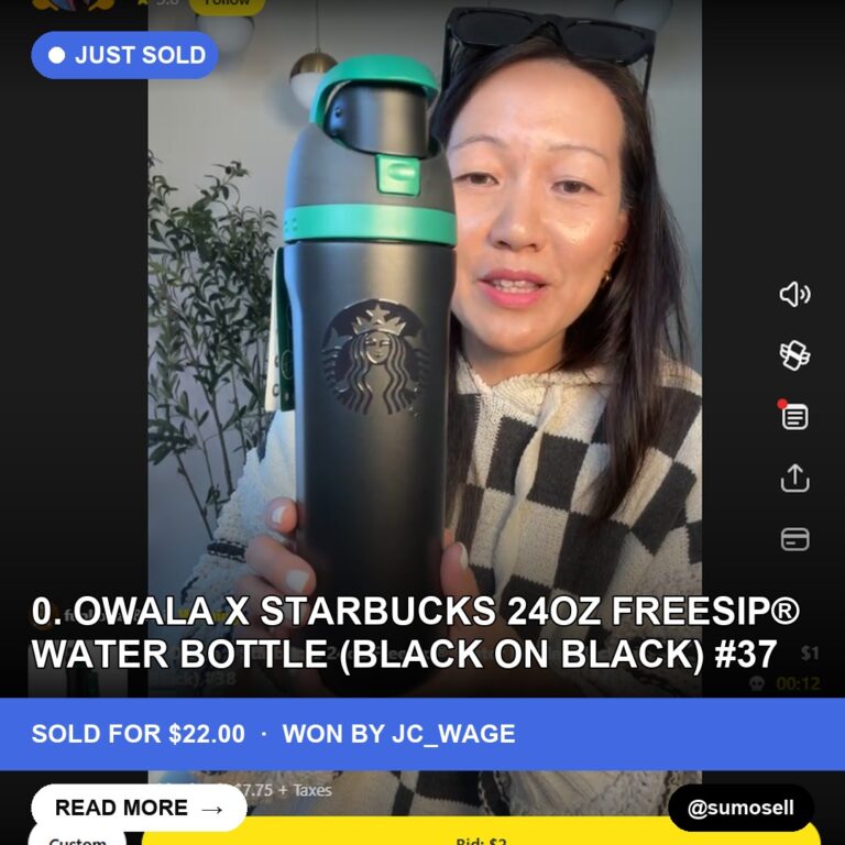 Ola's Colab Water Bottle Sells Out in Whatnot Live Auction