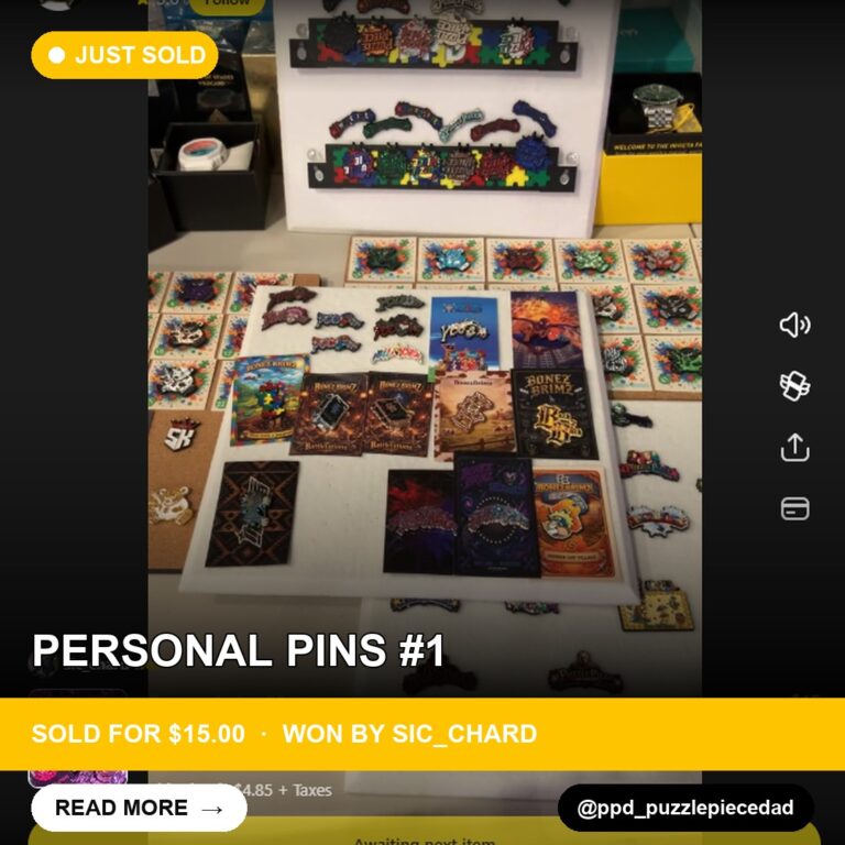 Patch-Worked Pins Sell Out Fast in Whatnot Show