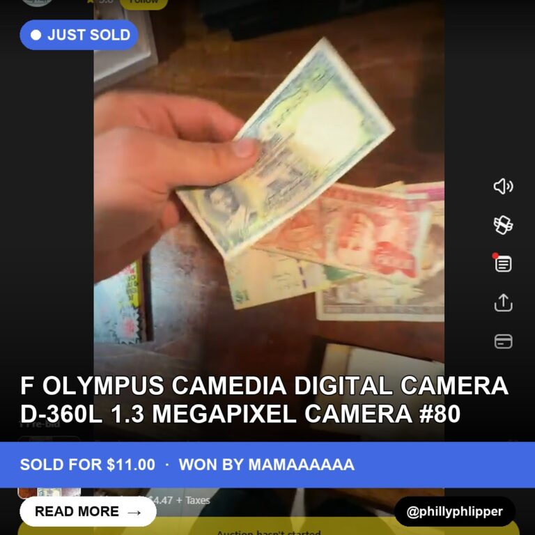 Point-and-Shoot Camera Scores Big at phillyphlipper's Storage Unit Finds Show