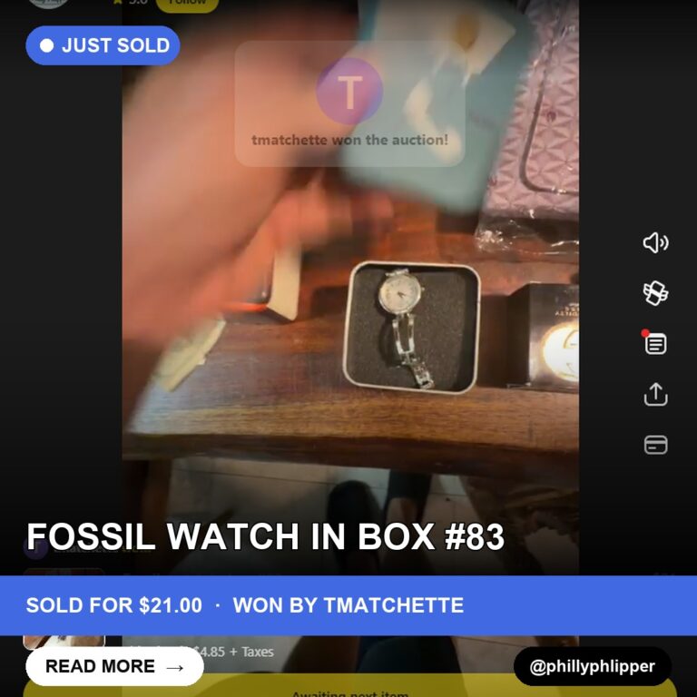 "Fossil Watch in the Box Sells for $21"