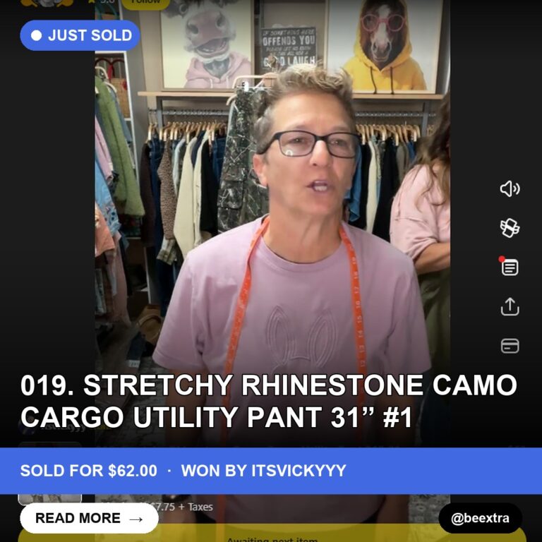 Stretchening the Budget with Rhinestone Camo Pants