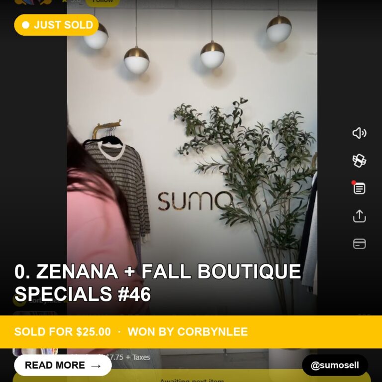 Zenana Zings: SumoSell's Whatnot Winner