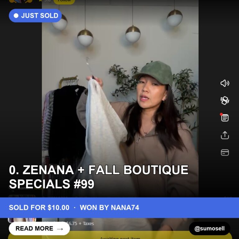 Snagged for a Steal: Zenana Top Dazzles Bidders