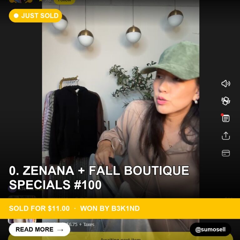 A Steal of a Deal: 'ZENANA + Fall Boutique Specials #100' Sells for $11 on Whatnot