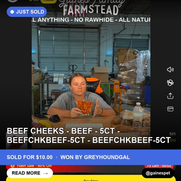 Beef Chips Fetch $10 at Whatnot Live Auction