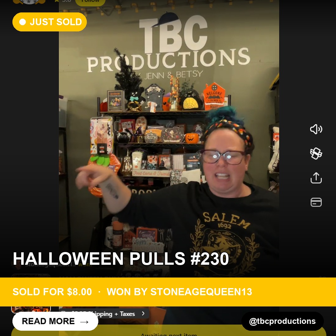 TBC Productions Sells Halloween Pulls on Whatnot